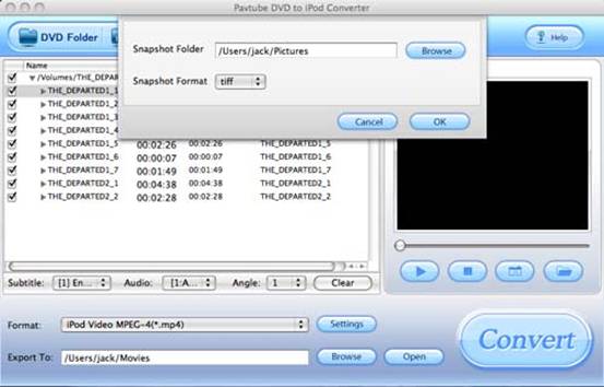 DVD to iPod Converter for Mac