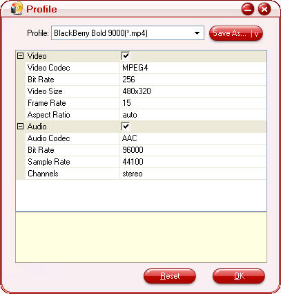 DVD to Blackberry Converter