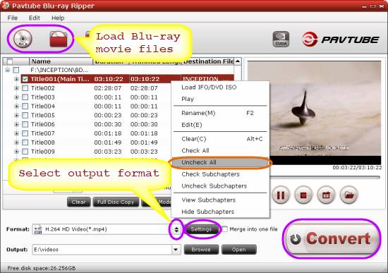 rip/transfer bd movies to 720p mp4 for ipod touch 4g