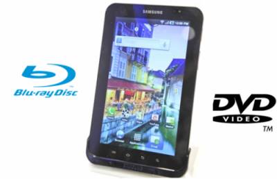 watch blu-ray movies on samsung galaxy tab