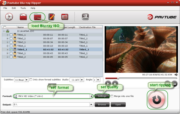 convert bluray iso to mkv/avi/mp4