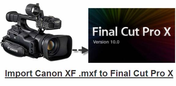 canon xf105 mxf