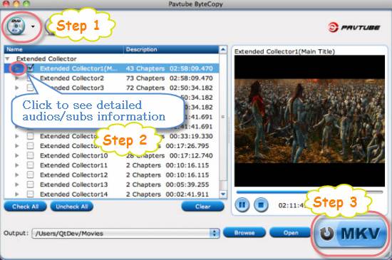 watching ripped bd mkv with vlc on mac