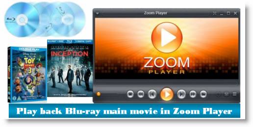 play back blu-ray main movie in zoom player