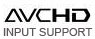 Input Support AVCHD