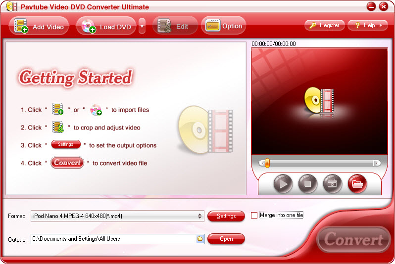 Pavtube Video DVD Converter Ultimate: video converter and dvd ripper integrated.