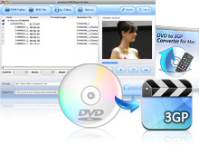 Pavtube DVD to 3GP converter for Mac