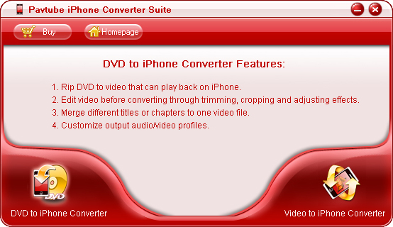 Pavtube iPhone Converter Ultimate screenshot