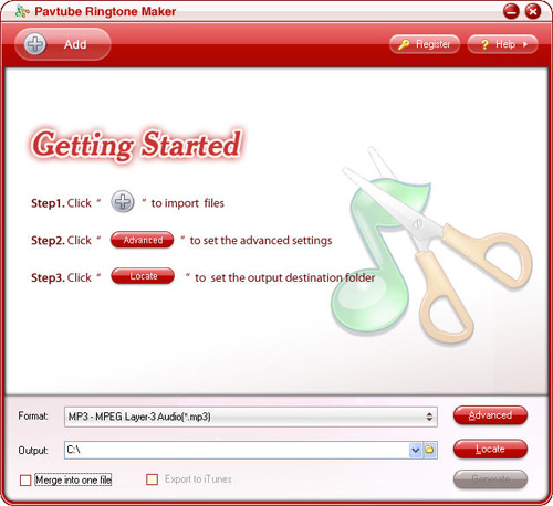 Pavtube Ringtone Maker screenshot