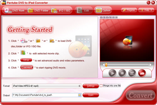 Windows 7 Pavtube DVD to iPad Converter 1.0 full