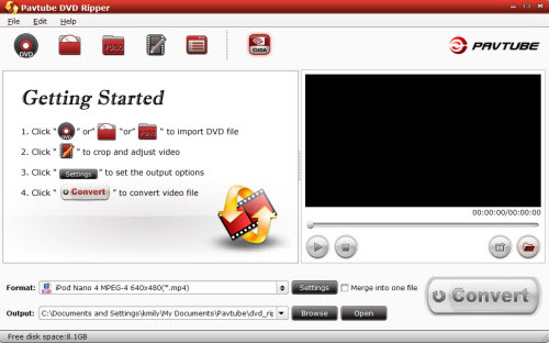Pavtube DVD Ripper can rip DVD to AVI WMV MKV for playback on portable player. wonderful Screen Shot