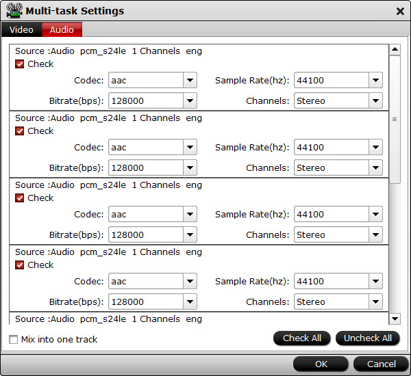 mxf multimixer muli-track-settings interface