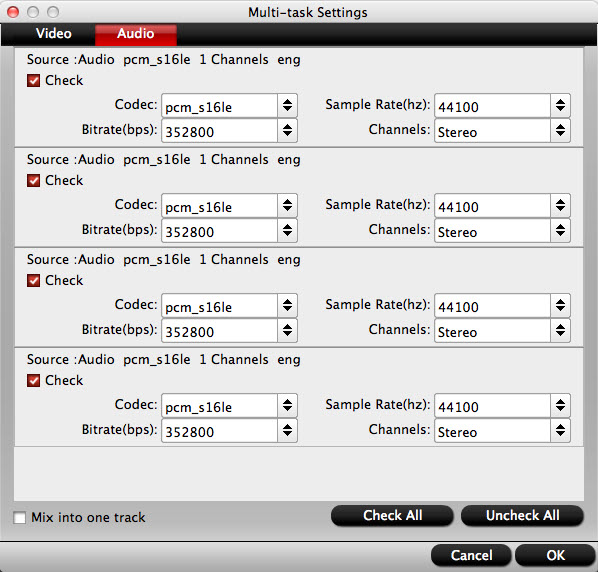 imixmxf imixmxf multi track settings