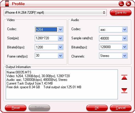 How to transfer MTS HD footages to iPhone 4 720p HD video?