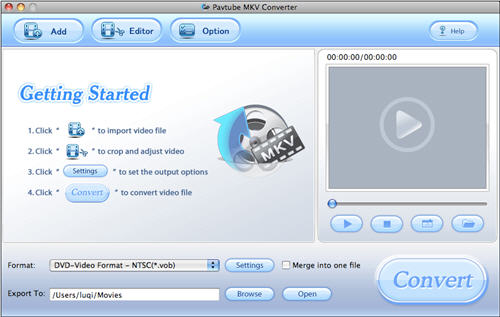 matroska video file converter mac