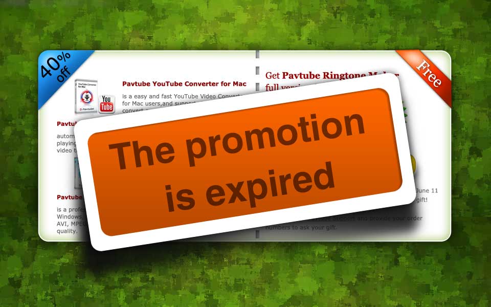 The promotion is expired!