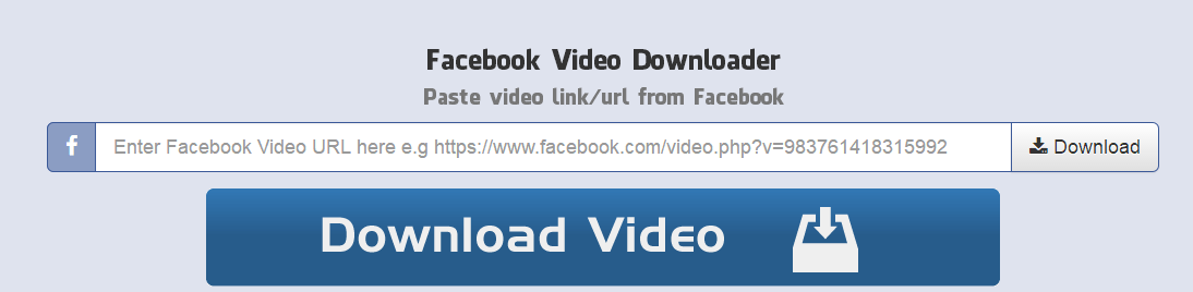 download FaceBook video