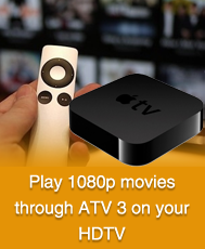 Play 1080p movies through ATV 3 on your HDTV